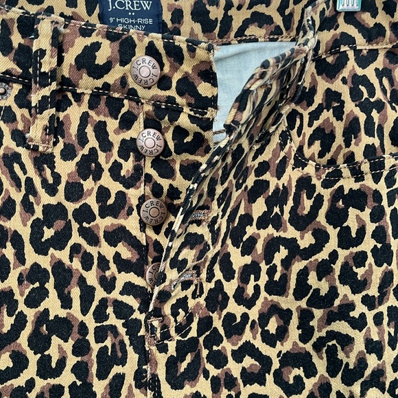 J.Crew Factory Leopard Jeans - Picture 3 of 3